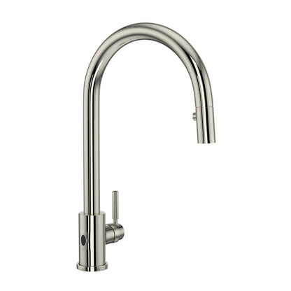 Perrin & Rowe Holborn Pulldown Touchless Faucet With Lever Handle