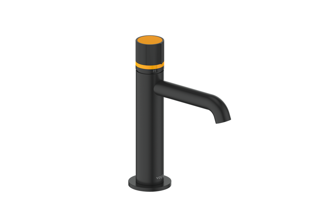 Vogt Mond Single Hole Lavatory Faucet with Pop-Up Drain - Matte Black