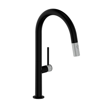 Vogt Drava Pull Down 16" Kitchen Faucet With C-Spout - KF.16D1.1214