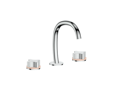 Vogt Mond 8" C.C. Lavatory Faucet With Pop-Up Drain - Crescent Handle - BF.M2.1331