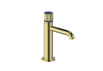 Vogt Mond Single Hole Lavatory Faucet with Pop-Up Drain - Brushed Gold