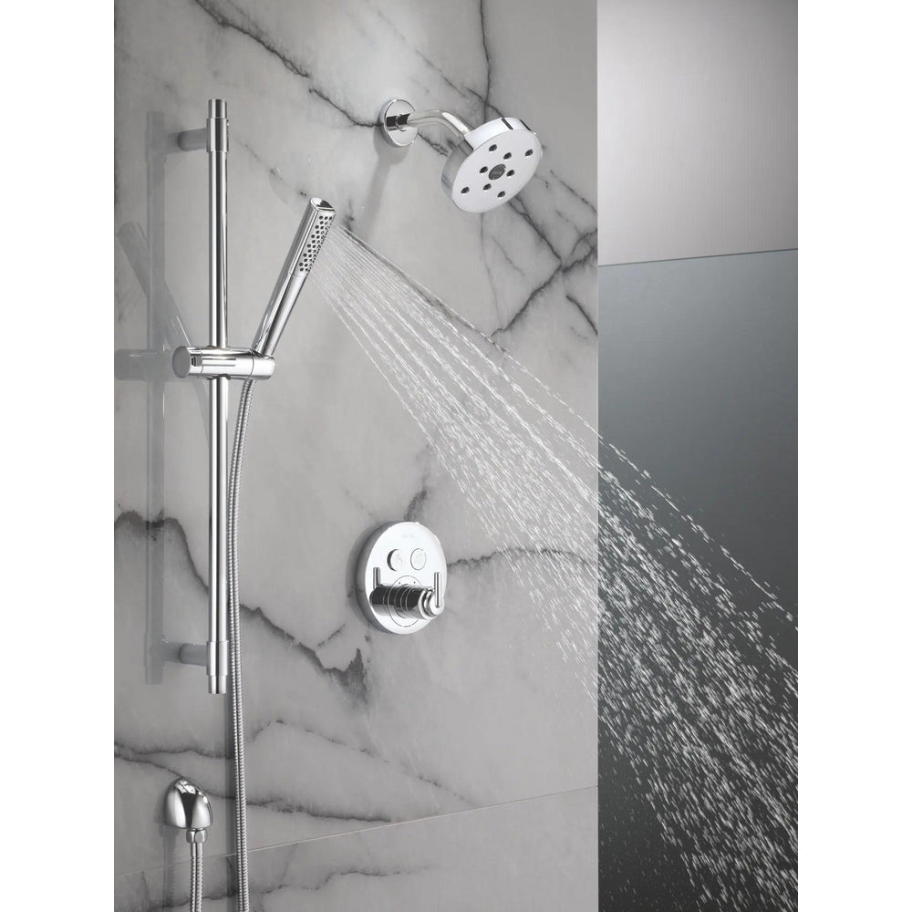 Delta Trinsic SelectChoice Round Contemporary Push-Button Shower Trim - T37T259