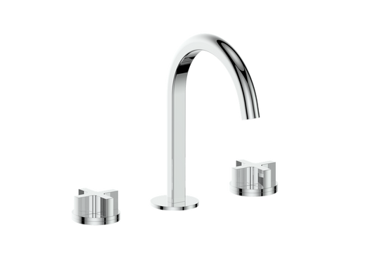 Vogt Mond 8" C.C. Lavatory Faucet With Pop-Up Drain - Cross Handle