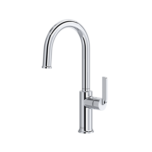 Riobel Authentica Bar/Food Prep Kitchen Faucet With C-Spout Single Spray 1.8 GPM
