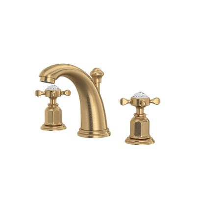 Perrin & Rowe Edwardian Widespread Lavatory Faucet, Cross Handle