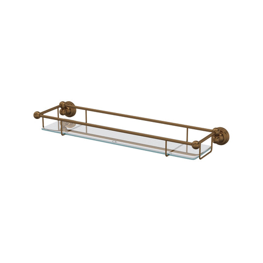 Perrin & Rowe Edwardian Wall Mount Tempered Glass Vanity Shelf