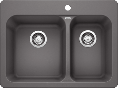 Blanco Vision 1½ Bowl Silgranit Dual Mount Kitchen Sink