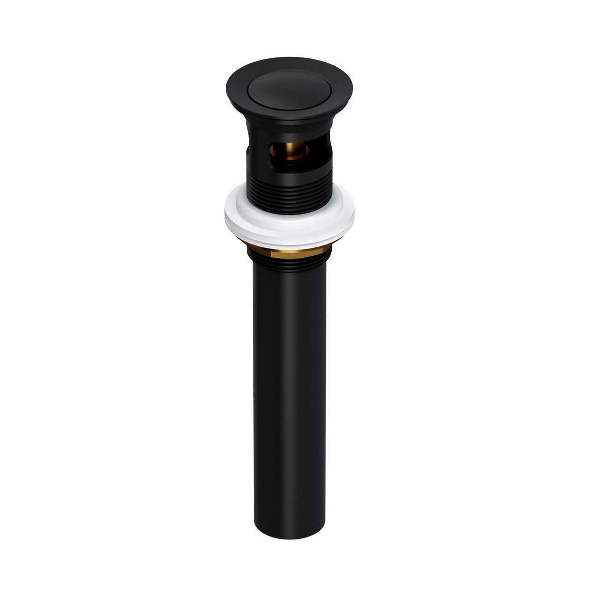 Rohl Lavatory Push Drain With Overflow - 0127DOF