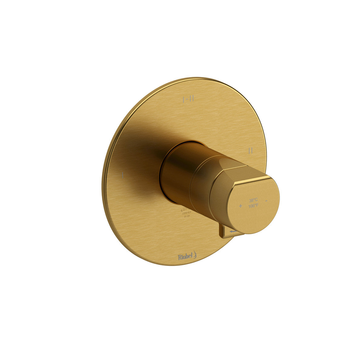 Riobel Parabola 1/2" Therm & Pressure Balance Trim With 3 Functions (Share) - TPB23