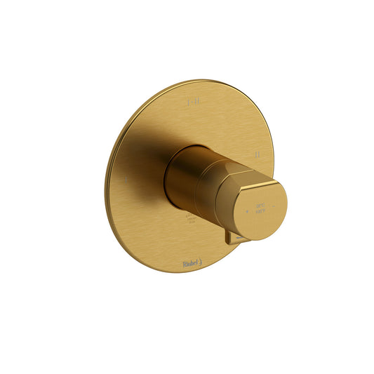 Riobel Parabola 1/2" Therm & Pressure Balance Trim With 3 Functions (Share) - TPB23