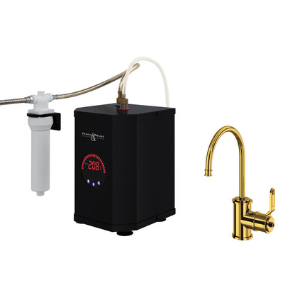 Perrin & Rowe Armstrong Hot Water And Kitchen Filter Faucet Complete Kit 0.5 GPM