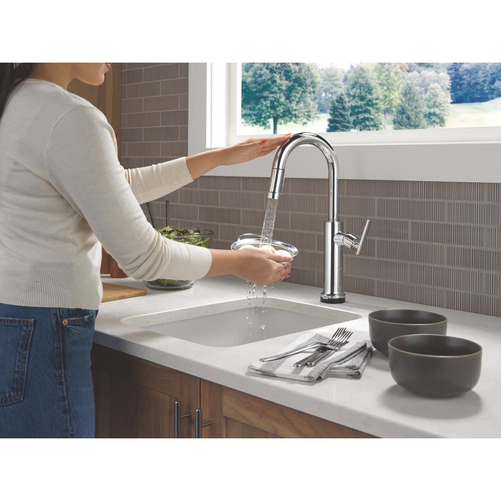 Delta Altado Touchless Pulldown Bar/Prep Faucet - 9986TL