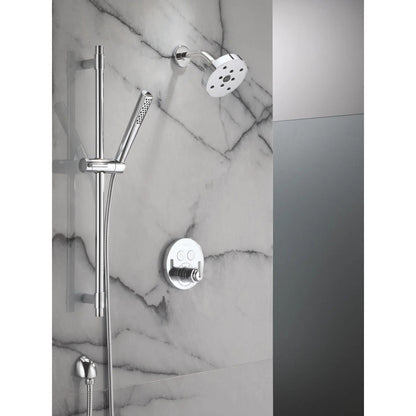 Delta Trinsic SelectChoice Round Contemporary Push-Button Shower Trim - T37T259