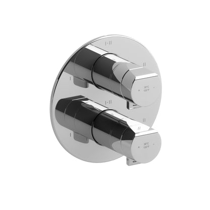 Riobel Parabola Robinet thermostatique et compensateur de pression 3/4" avec 6 fonctions (partagé) - TPB46