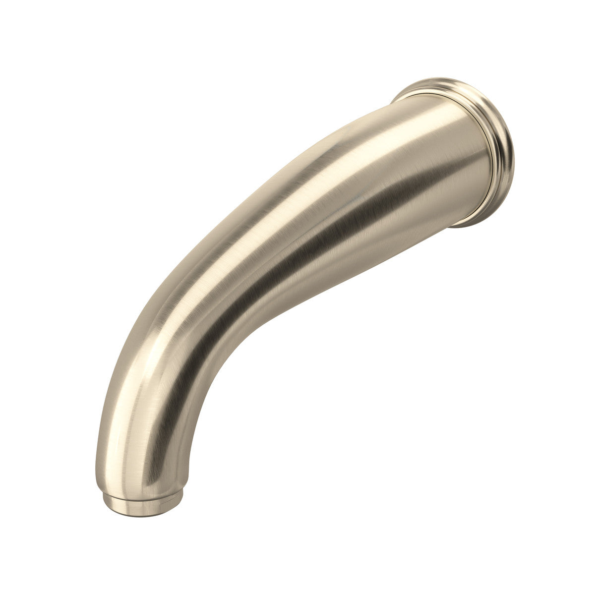 Perrin & Rowe Edwardian 8 1/4 Inch Wall Mount Bathtub Spout with C-Spout