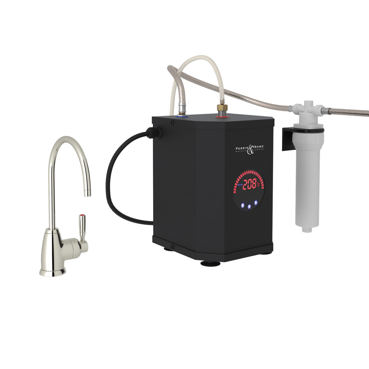Perrin & Rowe Distributeur d'eau chaude, réservoir et kit de filtre Holborn - U.KIT1347LS