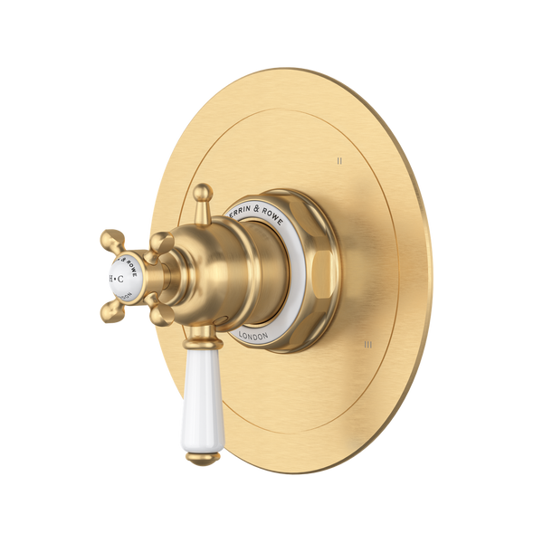 Perrin & Rowe Edwardian 1/2" Therm & Pressure Balance Trim With 3 Functions (No Share) U.TEW47W1L