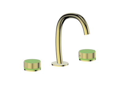 Vogt Mond 8" C.C. Lavatory Faucet With Pop-Up Drain - Moon Handle - BF.M1.1331