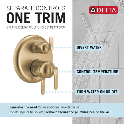 Delta T27845 Bonacci 17 Series 3-Setting Integrated Diverter Trim