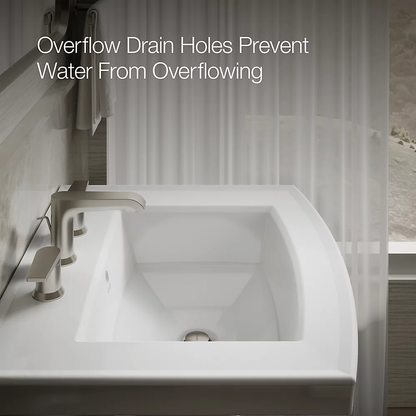 Kohler Archer 24" Rectangular Pedestal Bathroom Sink