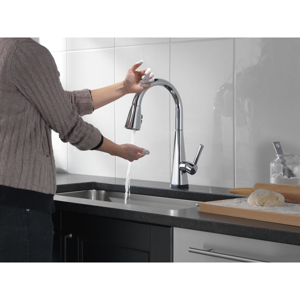 Delta Lenta Single-Handle Pull-Down Kitchen Faucet With Touch2O Technology