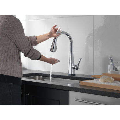 Delta Lenta Single-Handle Pull-Down Kitchen Faucet With Touch2O Technology