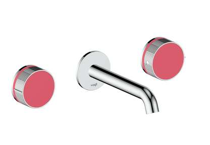 Vogt Mond 8" C.C. Wall-Mount Lavatory Faucet in Chrome, Trim Only