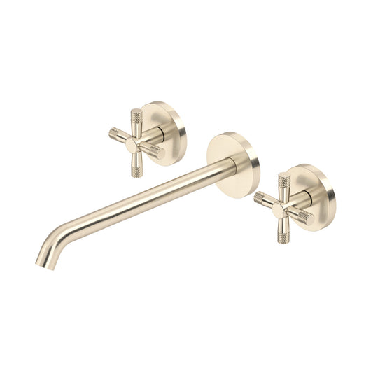 Rohl Amahle Wall Mount Tub Filler Trim With C-Spout, Cross Handles - TAM06W3XM
