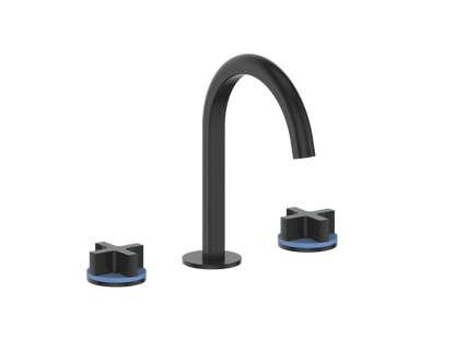 Vogt Mond 8" C.C. Lavatory Faucet With Pop-Up Drain - Cross Handle