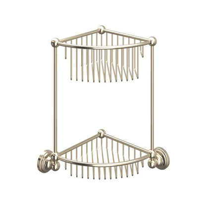 Perrin & Rowe Two Tier Corner Basket U.6959