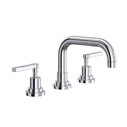 Rohl Lombardia Widespread Lavatory Faucet With U-Spout & Lever Handles - A2218LM-2