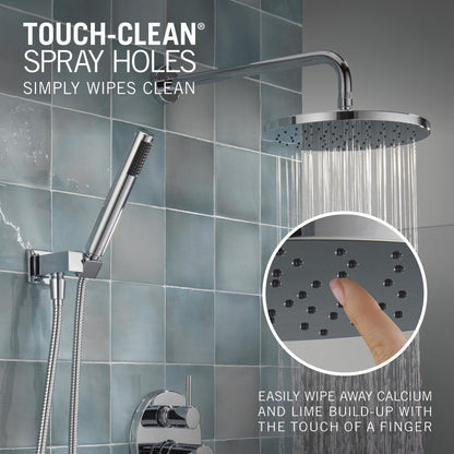Delta T342702 Modern Cylindrical Raincan Shower Trim with Hand Shower