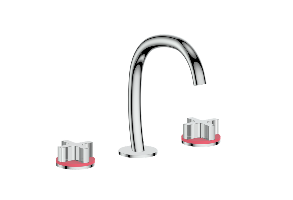 Vogt Mond 8" C.C. Lavatory Faucet With Pop-Up Drain - Cross Handle - BF.M3.1331