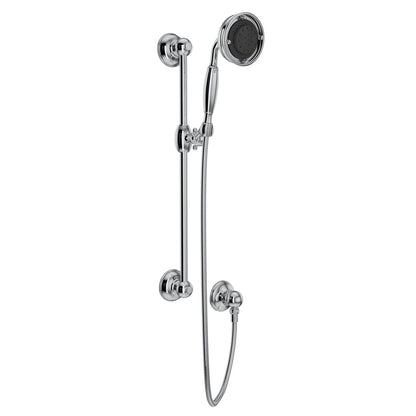 Rohl Handshower Set With 22" Slide Bar And 3-Function Handshower - 1311