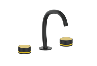 Vogt Mond 8" C.C. Lavatory Faucet With Pop-Up Drain - Moon Handle - BF.M1.1331