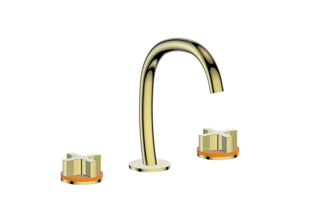 Vogt Mond 8" C.C. Lavatory Faucet With Pop-Up Drain - Cross Handle - BF.M3.1331