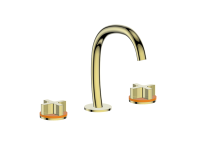 Vogt Mond 8" C.C. Lavatory Faucet With Pop-Up Drain - Cross Handle - BF.M3.1331