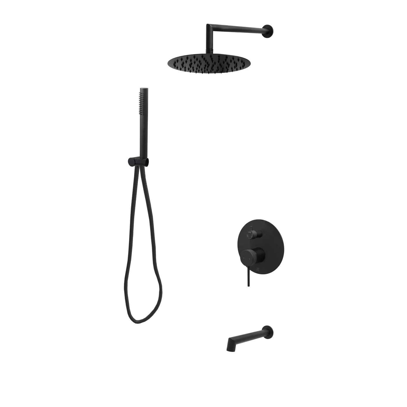 Kodaen Noho Three Way Pressure Balanced Shower System - Complete Kit With Rough-In