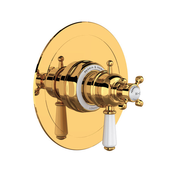 Perrin & Rowe Edwardian 1/2" Therm & Pressure Balance Trim With 2 Functions (No Share) U.TEW44W1L
