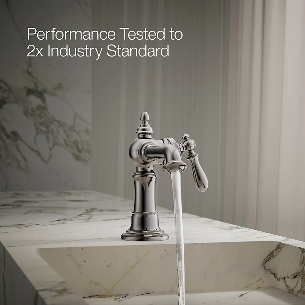 Kohler Artifacts Single-Handle Bathroom Sink Faucet, 1.2 GPM