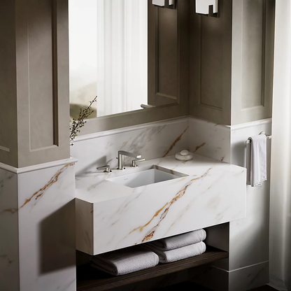 Kohler Verticyl 19-3/4" Rectangular Undermount Bathroom Sink - K-2882