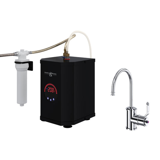 Perrin & Rowe Armstrong Hot Water And Kitchen Filter Faucet Complete Kit 0.5 GPM