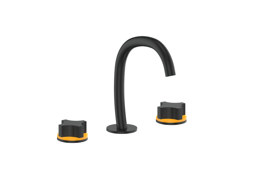 Vogt Mond 8" C.C. Lavatory Faucet With Pop-Up Drain - Crescent Handle - BF.M2.1331