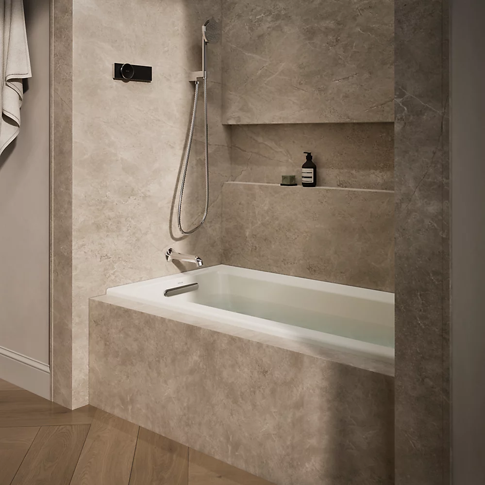 Kohler Archer 60" x 30" Alcove Bath, Right Drain