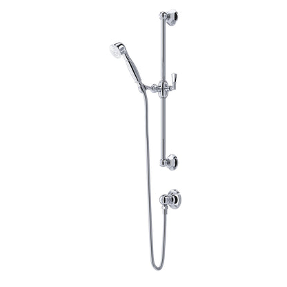 Rohl Handshower Set With 24" Slide Bar And Single Function Handshower - 1330