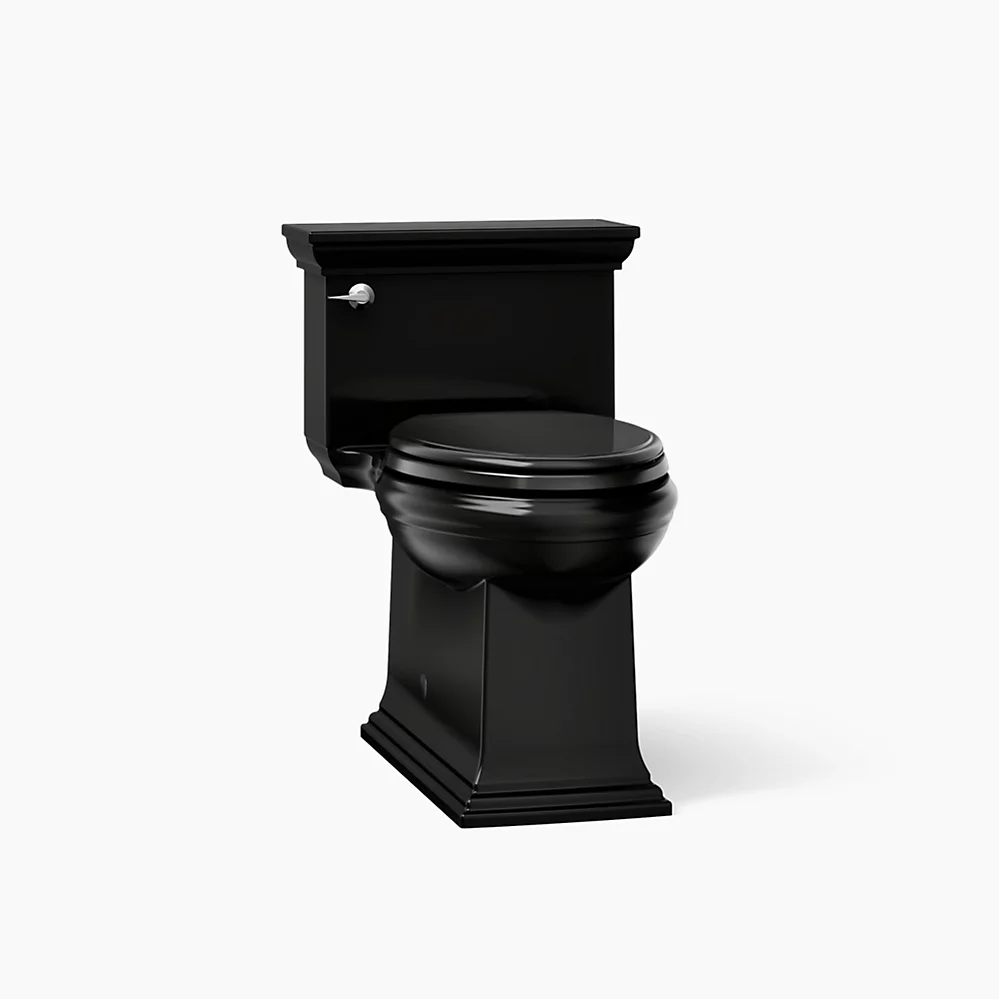 Kohler Memoirs Stately One-Piece Compact Elongated Toilet With Skirted Trapway, 1.28 GPF