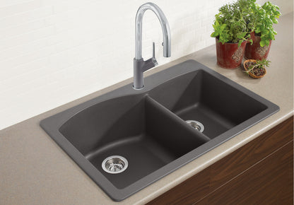 Blanco Diamond 1¾ Bowl Silgranit Dual Mount Kitchen Sink