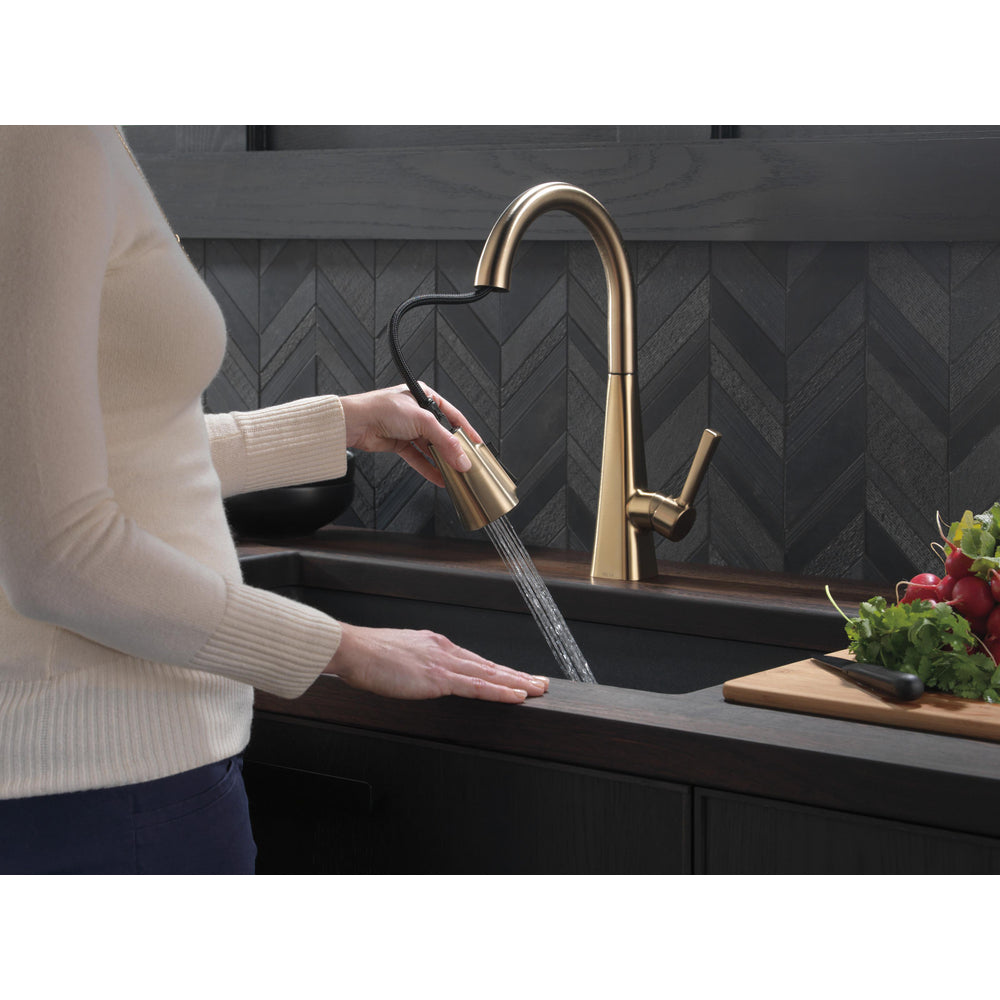 Delta Lenta Single-Handle Pull-Down Kitchen Faucet