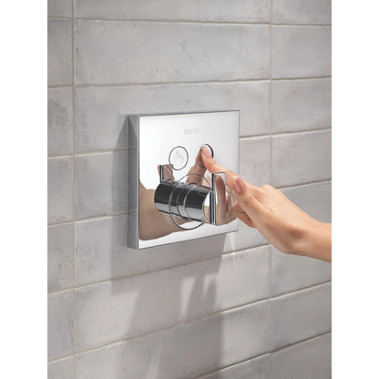 Delta SelectChoice Ara Angular Modern Push-Button Shower Trim - T37T267