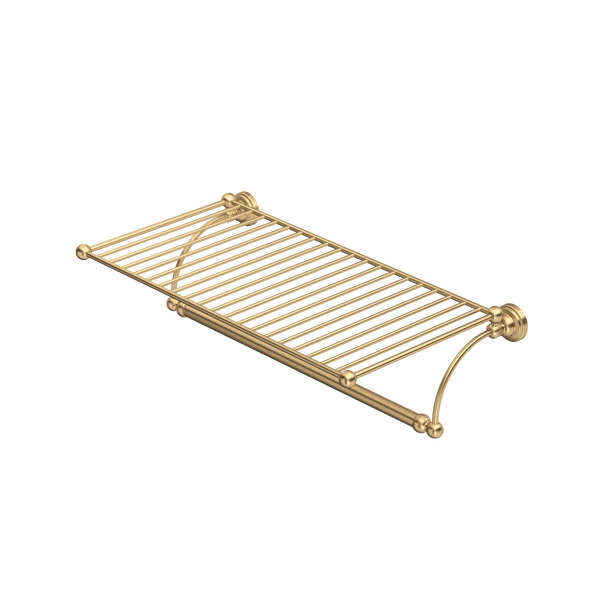 Perrin & Rowe Edwardian Wall Mount Towel Shelf